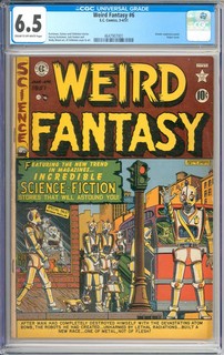 Weird Fantasy #6 Robot Cover Pre Code Golden Age Sci Fi EC Comic 1951 CGC 6.5