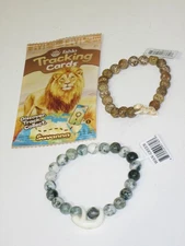 Fahlo Tiger Tracking Bracelet + Savanna Tracking Card - Sloth Bracelet ONLY Lot