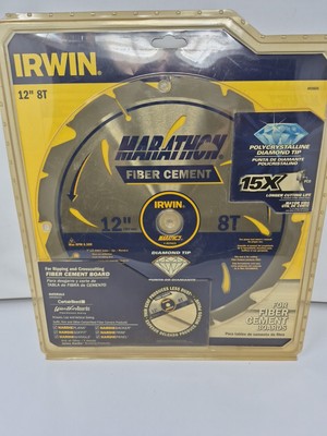 Irwin Tools 4935625 Fiber Cement-PCD 12 /8T Specialty Circular Saw Blade(O1)