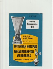 1972 UEFA Cup Final.Tottenham Hot.v Wolverhampton Wand.