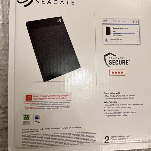 Seagate Backup Plus 2 TB,External (STHH2000600) Hard Disk Drive - Afbeelding 7 van 10
