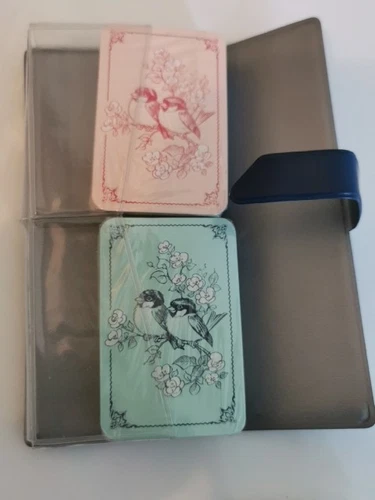 FX Schmid Vintage Patience Playing Cards Twin Pack Sealed Pocket Sized No Rules - Picture 10 of 20