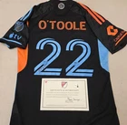 New York City FC KEVIN O'TOOLE Signed Match Used Soccer Jersey 2024 Season BLACK