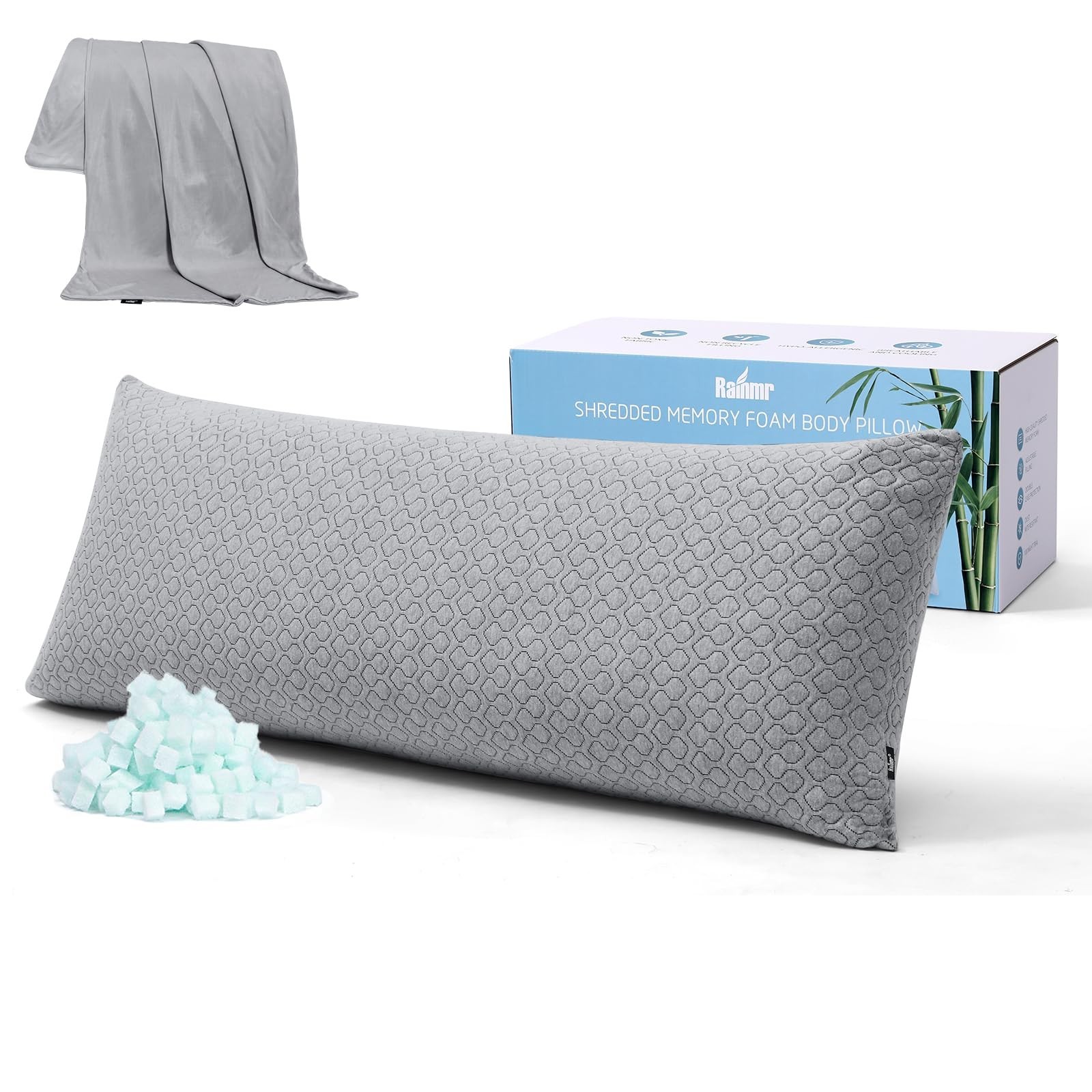 - Full Body Pillows For Side Sleeper - With Gre...