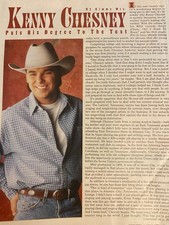Kenny Chesney, Two Page Vintage Clipping