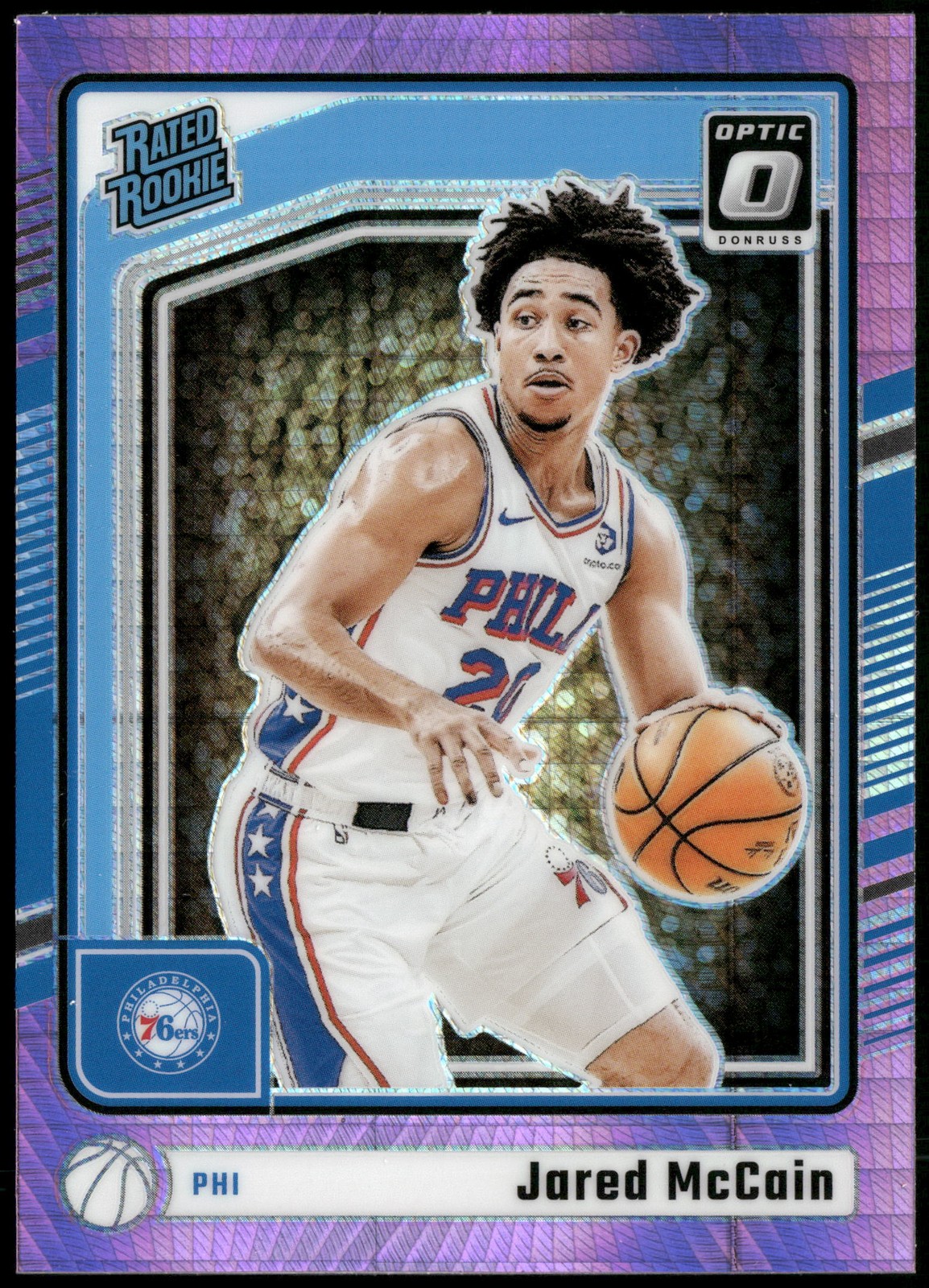 2024-25 Donruss Optic #270 Jared McCain Hyper Pink