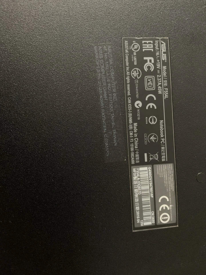 ASUS F551CA-SX079H 15,6 Zoll (500 GB, Intel Core i3 4x1,7GHz, 4GB) CPU