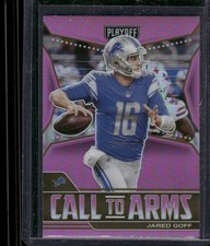 2021 Panini Playoff #CA-JGO Jared Goff Call to Arms Pink