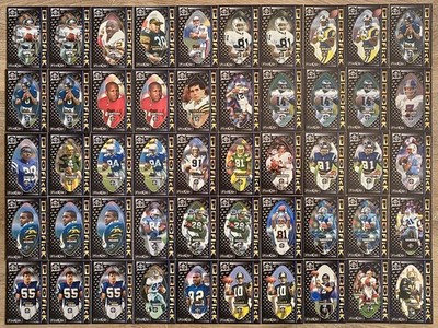 1997 Flickball NFL Football Card Lot - Barry Sanders, Brett Favre, Aikman, Deion