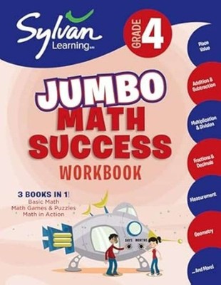 4th Grade Jumbo Math Success Workbook: Activities, Exercises, and Tips to Help C