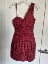 bcbg maxazria red dress size 4