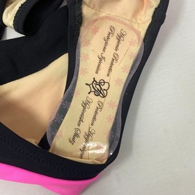 Agent Provocateur Mazzy Pink Red Black Swimsuit AP4 Large NWT