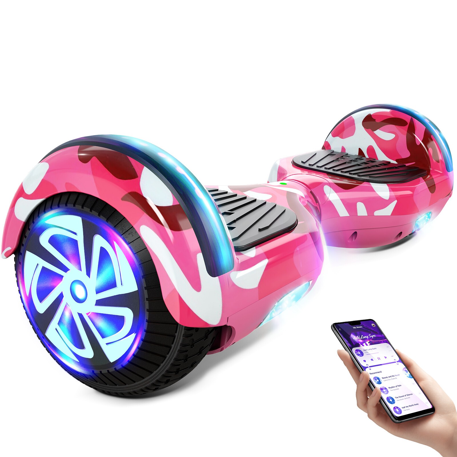 Scooter Ul2272 Certified With Bluetooth & Led Lights