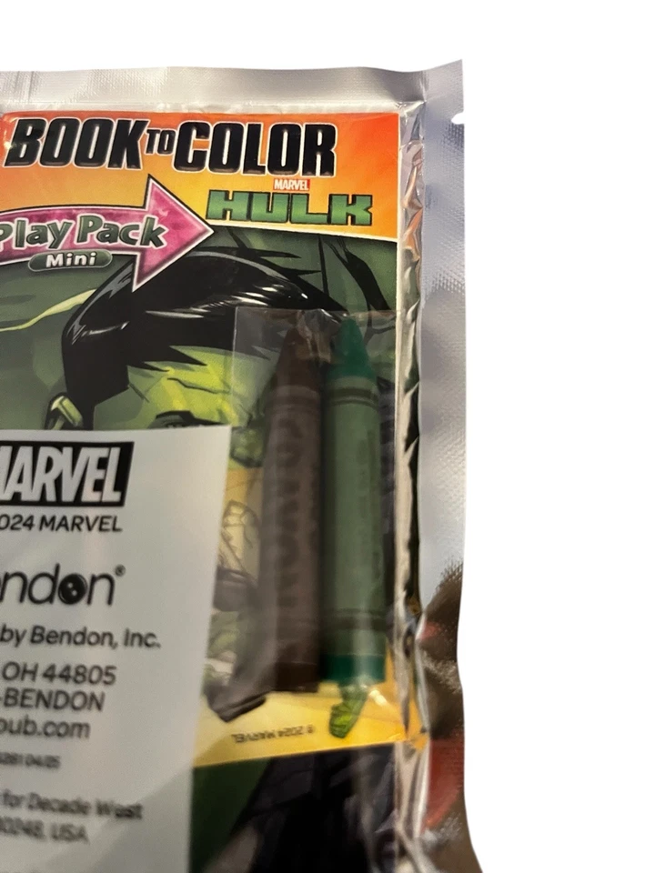 Hulk Libros para Colorear Mini Fiesta de Cumpleaños Bolsa Idea Vengadores Niños Fiesta 12ct Foto 4 de 4
