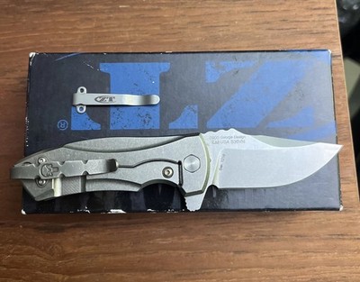 Zero Tolerance ZT George Design 0900 S35VN Folding Knife Serial #1216 -Orig. Box