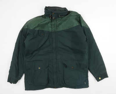 Shires Alberta Herren Grün Parka Jacke S Freizeit