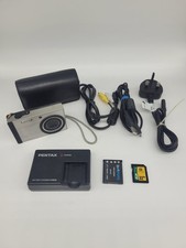 Pentax Digital Camera Bundle 14MP 4x Optical Zoom Memory Charger Leads Case 