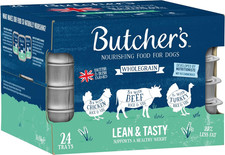 Butchers Complete Wet Tray Adult Dog Food Lean & Tasty Low Fat Pack 24X150G - 4.52 per kilo