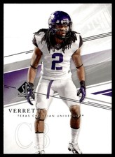 2014 SP Authentic Jason Verrett Rookie TCU Horned Frogs #72