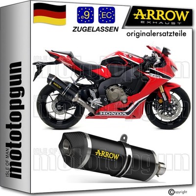 ARROW AUSPUFF ZUGELASSEN RACE-TECH ALUMINIUM SCHWARZ C HONDA CBR 1000 RR 2019 19