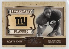 2007 Donruss Classics Legendary Players Silver /250 Rosey Brown #LP-25 HOF l5w