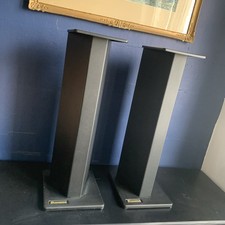 Vintage Atacama Heavy Hi-Fi Speaker Stands Pair – Black 24” tall