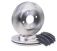 RIDEX Bremsenset Vorne Bremsscheiben Beläge für VW Polo Schrägheck (6R1, 6C1)