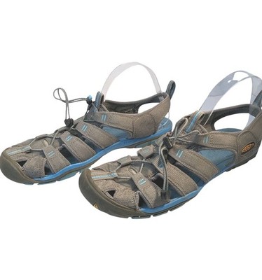 Keen Womens Clearwater CNX 1008772 Waterproof Gray Blue Hiking Sandal Size 11