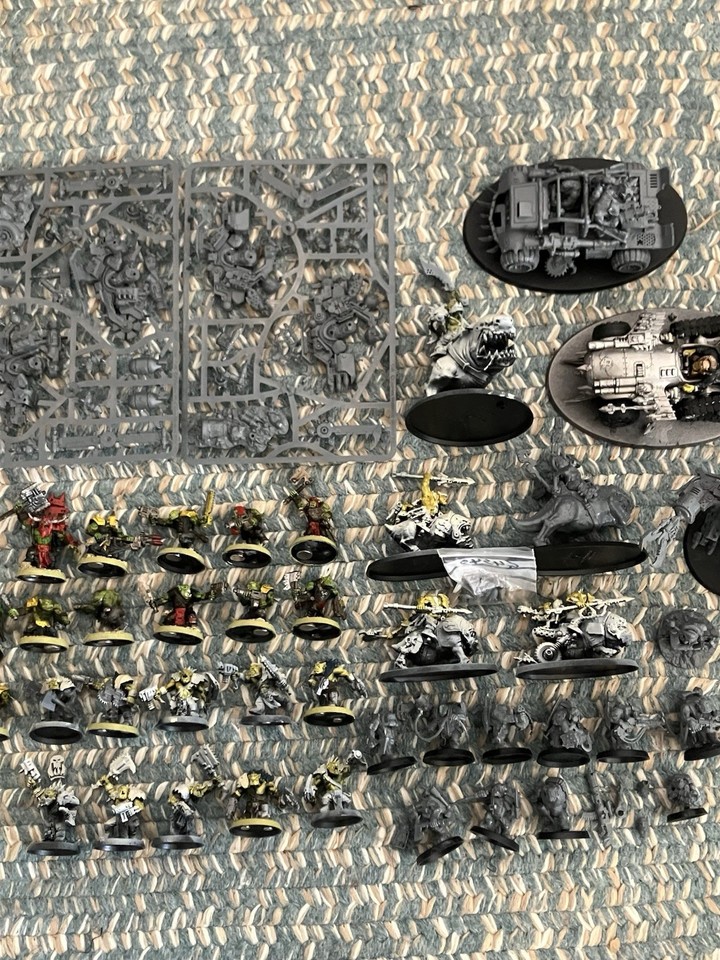 Warhammer 40K Ork Lot, Hunta Rig, Dakkajet, Deffkoptas, Boyz And More ...