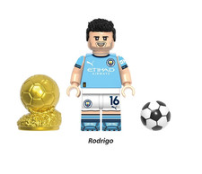 Rodrigo Manchester City World Cup Soccer Building Block Mini Figure