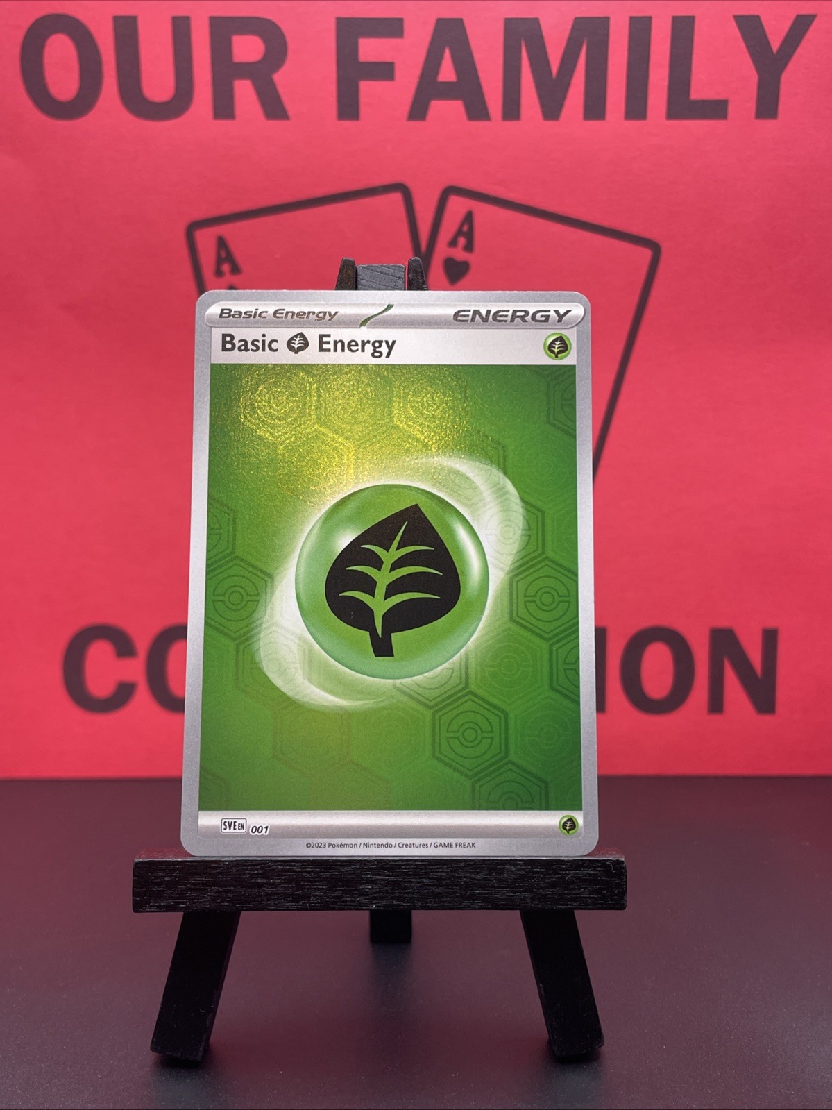 Grass Energy 001 Scarlet & Violet Base Set Pokemon TCG Reverse Holo 2023 NM