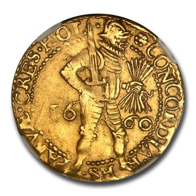 1660 Netherlands Gold 2 Ducat AU-55 NGC | eBay