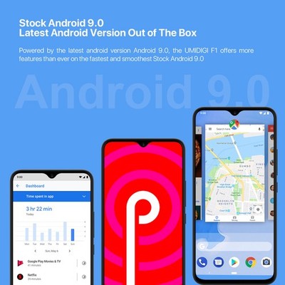 UMIDIGI F1 Play 6.3'' 6GB+64GB Dual SIM Android Unlocked 5150mAh