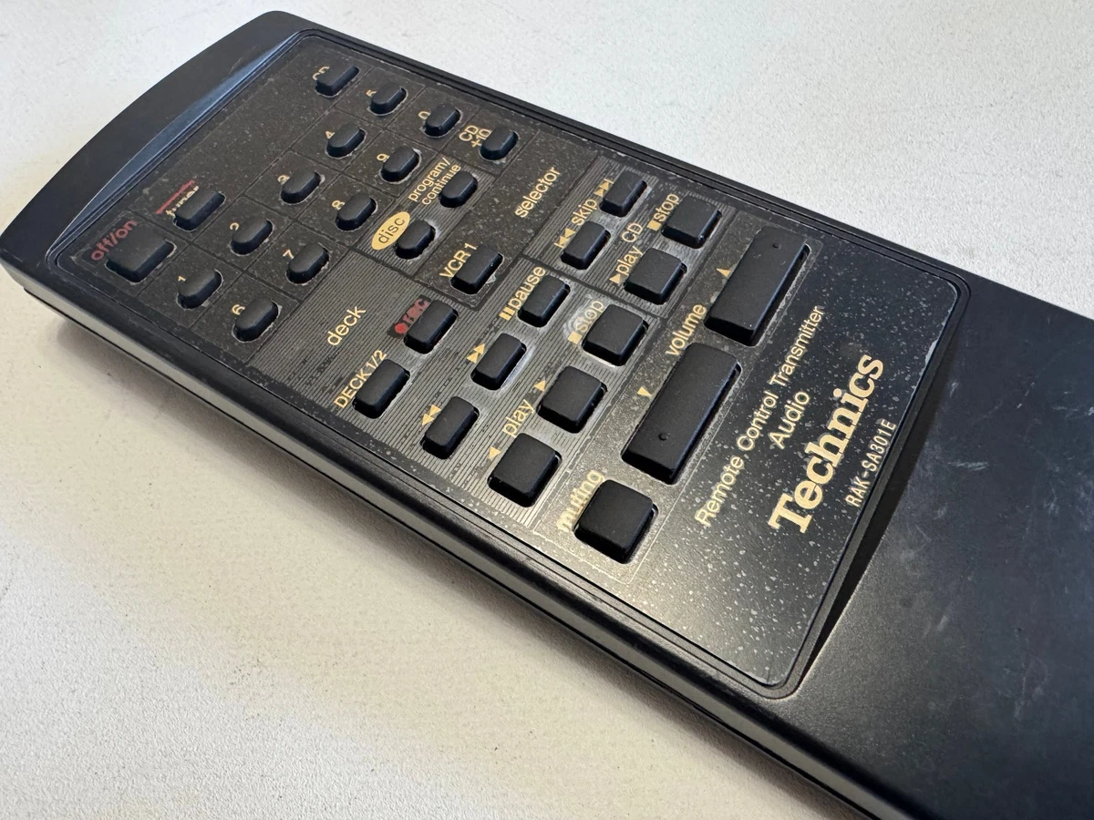 Mando a distancia Technics RAK-SA301E para sistema de audio *original*