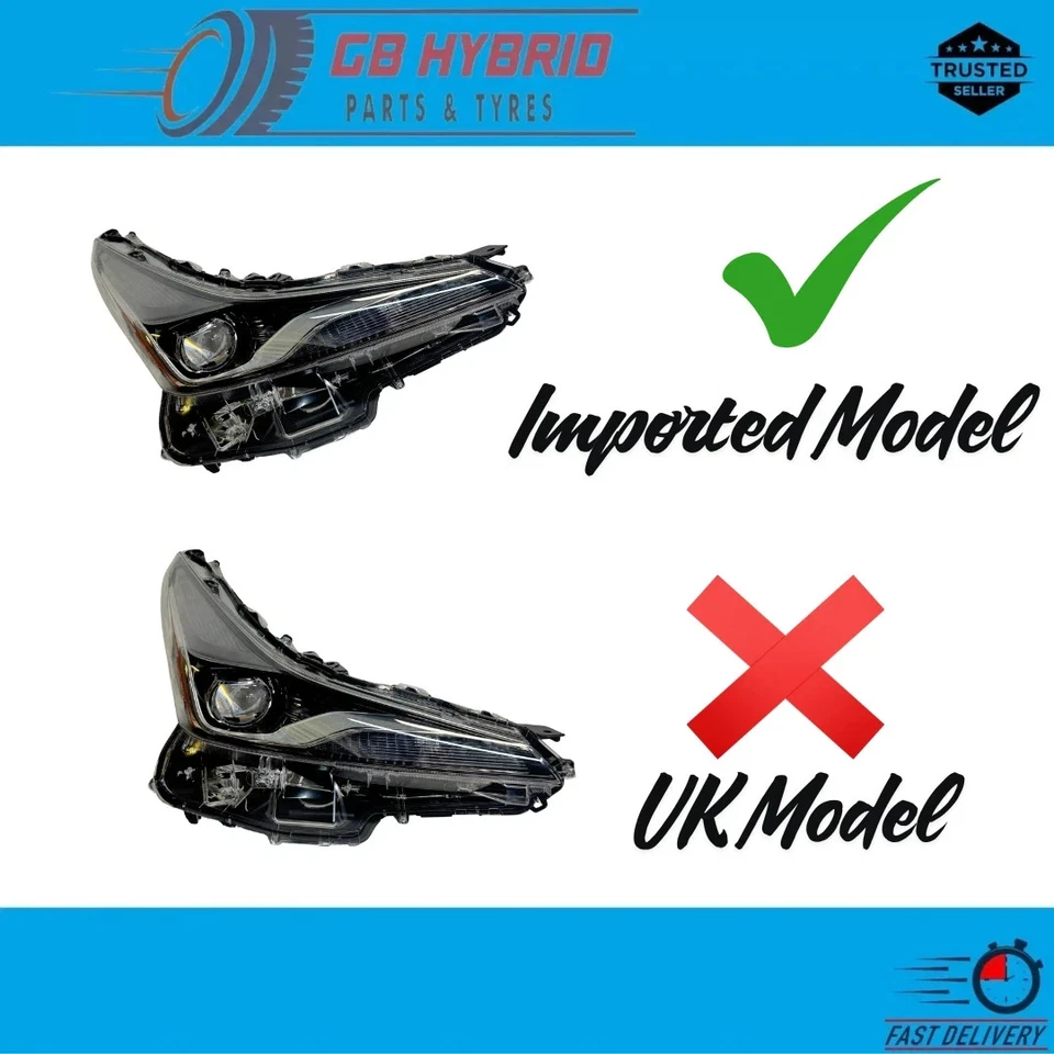 Toyota prius 2019-2022 Front Drive Side Headlight (Japan Import Only) - Image 2 of 4