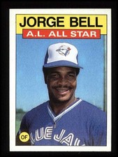 1986 Topps #718 George Bell All-Star Blue Jays 8 - NM/MT