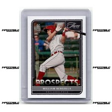 2022 Panini Three and Two - Prospects #P-46 William Bergolla Rookie /99