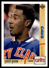 1991-92 Upper Deck Chucky Brown Cleveland Cavaliers #393