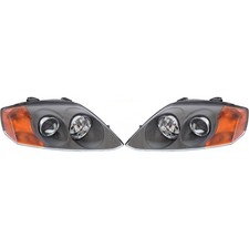For Hyundai Tiburon Headlight Assembly 2003 2004 Pair Driver And Passenger Capa