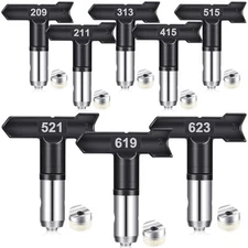 8 Pcs Spray Tips for Paint Reversible Airless Spray Nozzles Machine Part for ...