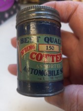 Vintage Automobile size Cotter Pins in Original Tube Box / container made in USA