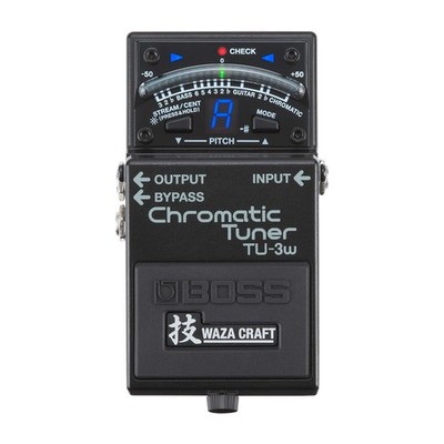 BOSS TU 3W Waza Craft Guitar Tuner Stage Pedal with Premium Signal Buffer