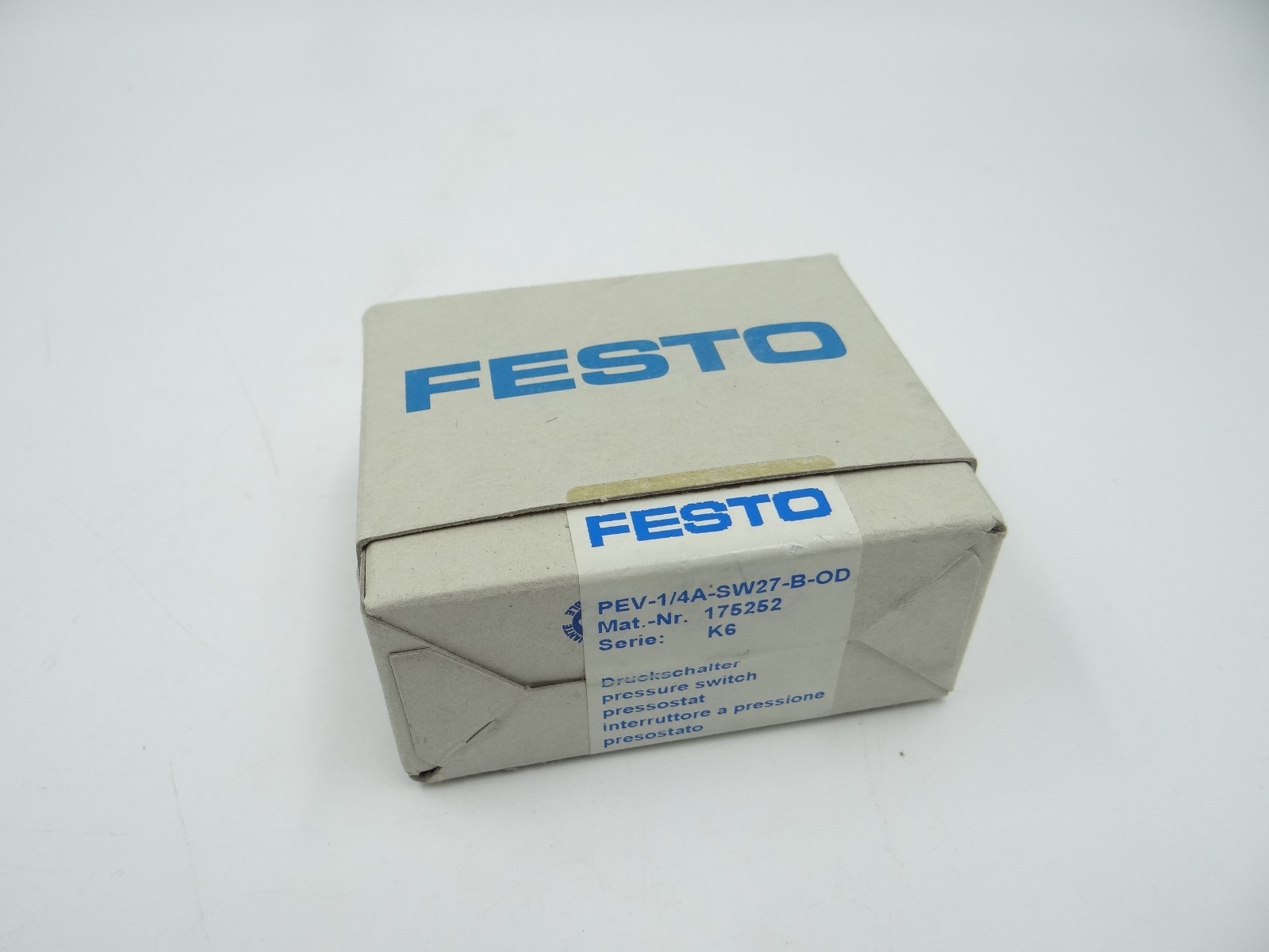 Festo   |  PEV-1/4-SW27-B-OD  |  175252  |  !!!NEU!!!