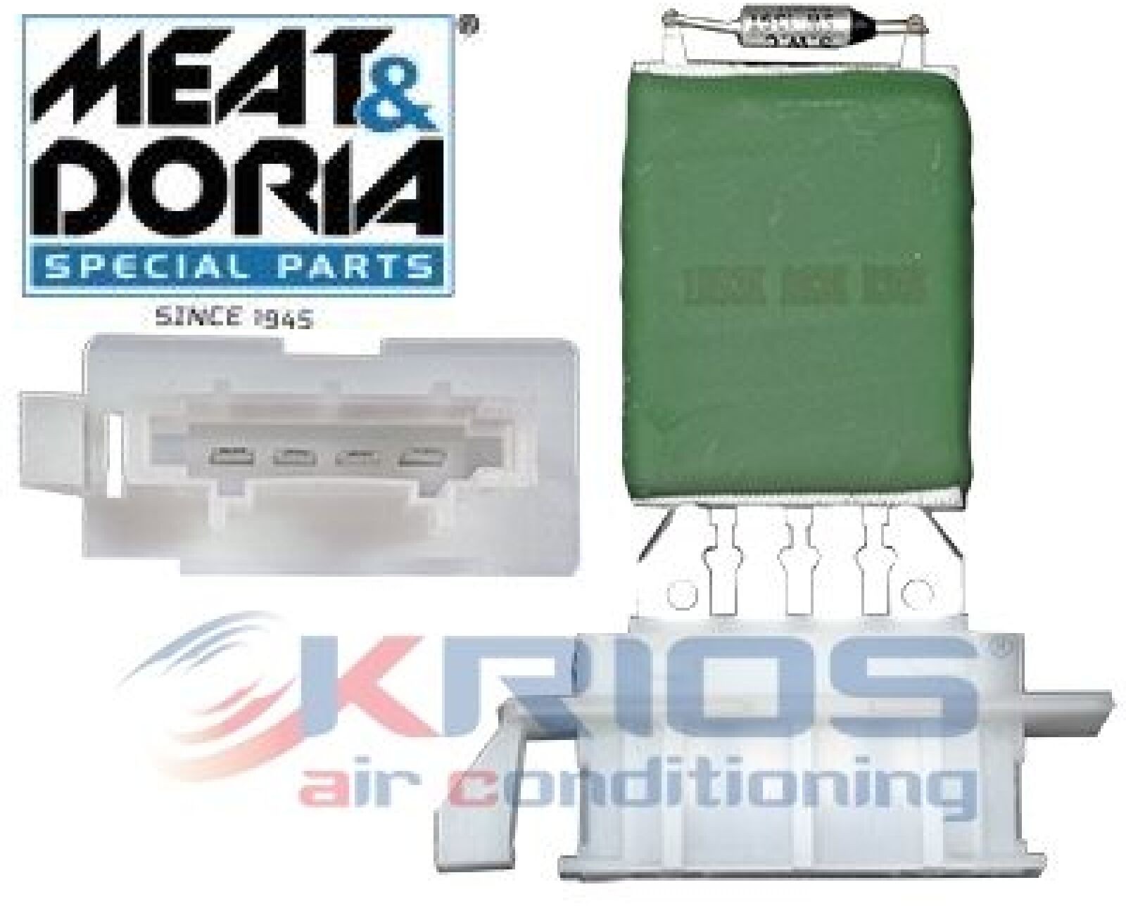 MEAT & DORIA K109052 Widerstand für Innenraumgebläse