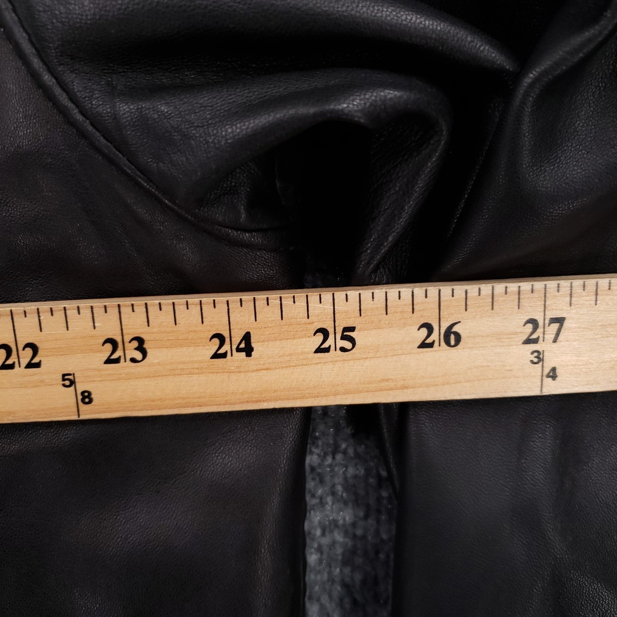 John Ashford Leather Jacket Mens XL Black Long Sleeve Full Zip