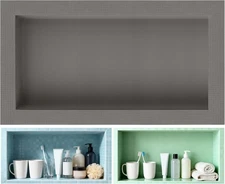 Tile Ready Shower Niche 24"x12" Waterproof Recessed Wall Shelf #R019