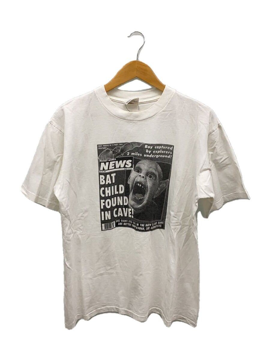 ALTRA T shirt altre marche PIPISTRELLO BAMBINO TROVATO IN GROTTA L COTONE bianca usata