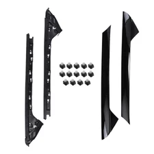 Set Outer & Inner Windshield Trim Moldings Fits For 2011-2019 Ford Explorer USA