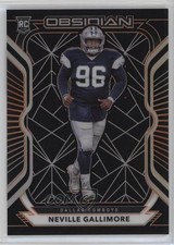 2020 Panini Obsidian Rookies Electric Etch Orange 57/75 Neville Gallimore ms9