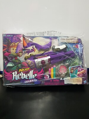 Nerf Rebelle Charmed Fair Fortune Crossbow Bow Shoots Soft